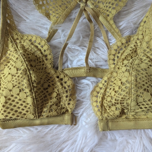 Victoria's Secret Green Racerback Lace Bralette - Picture 5 of 8